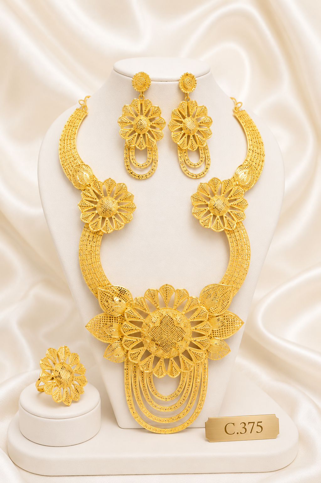 00952 - Necklace - 2 Gram Gold Plated