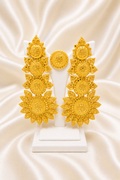 00775 - Pendientes - Chapado en oro de 2 gramos