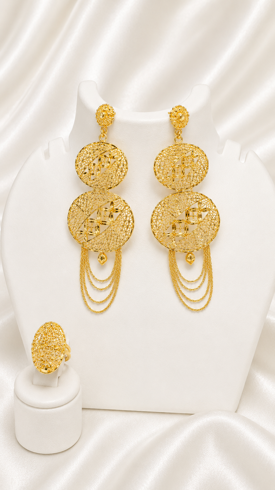 00786 - Boucle d'oreille - Plaqué or 2 grammes