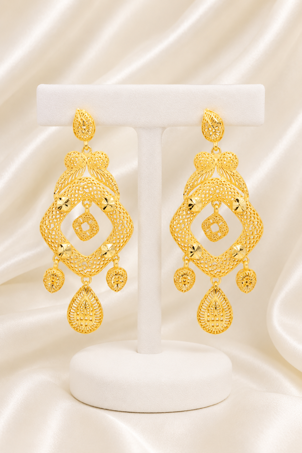 00789 - Boucle d'oreille - Plaqué or 2 grammes