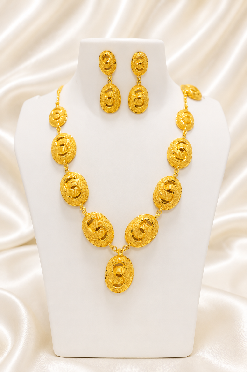 00839 - Necklace - 2 Gram Gold Plated