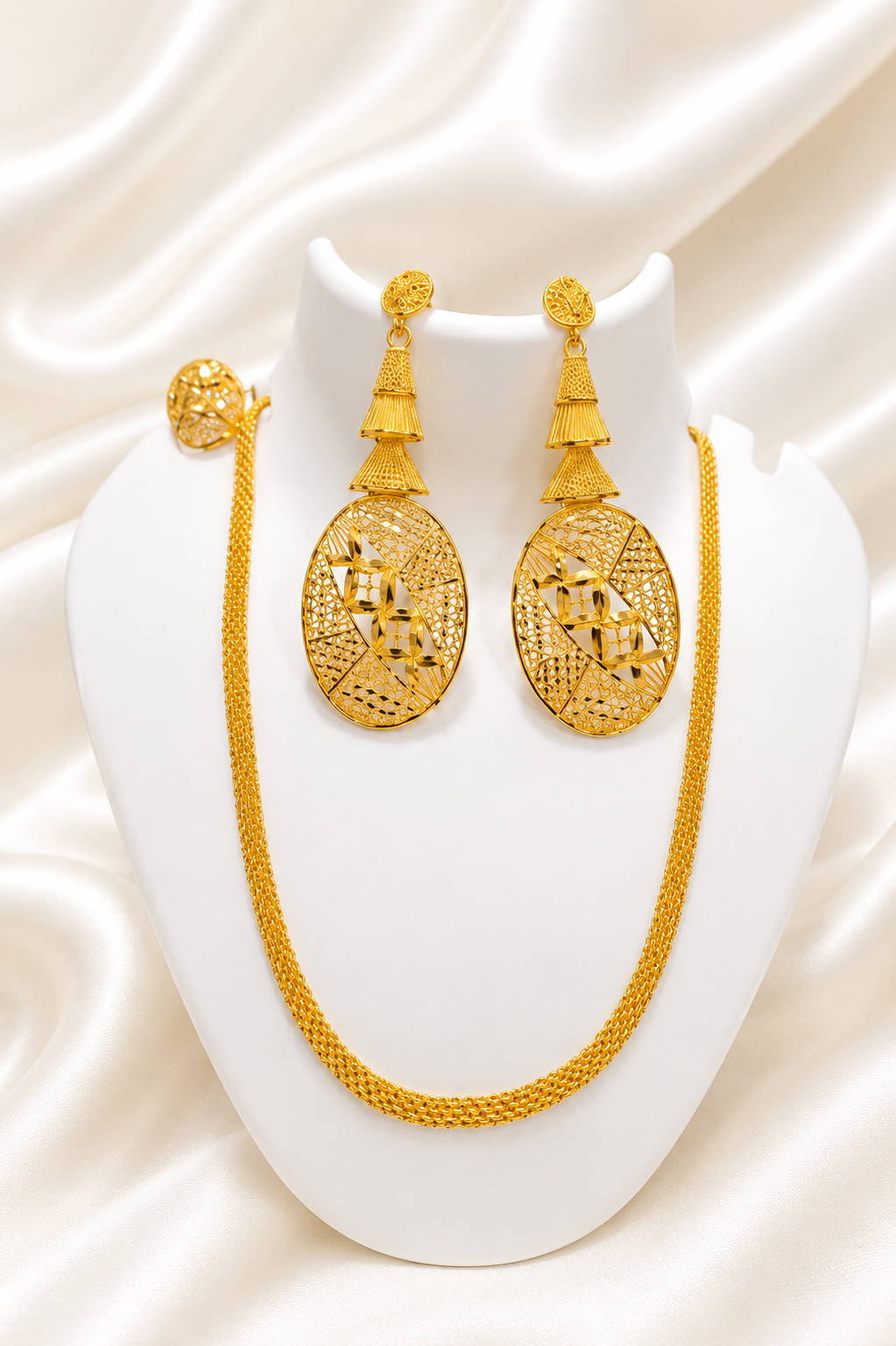 00841 - Necklace - 2 Gram Gold Plated
