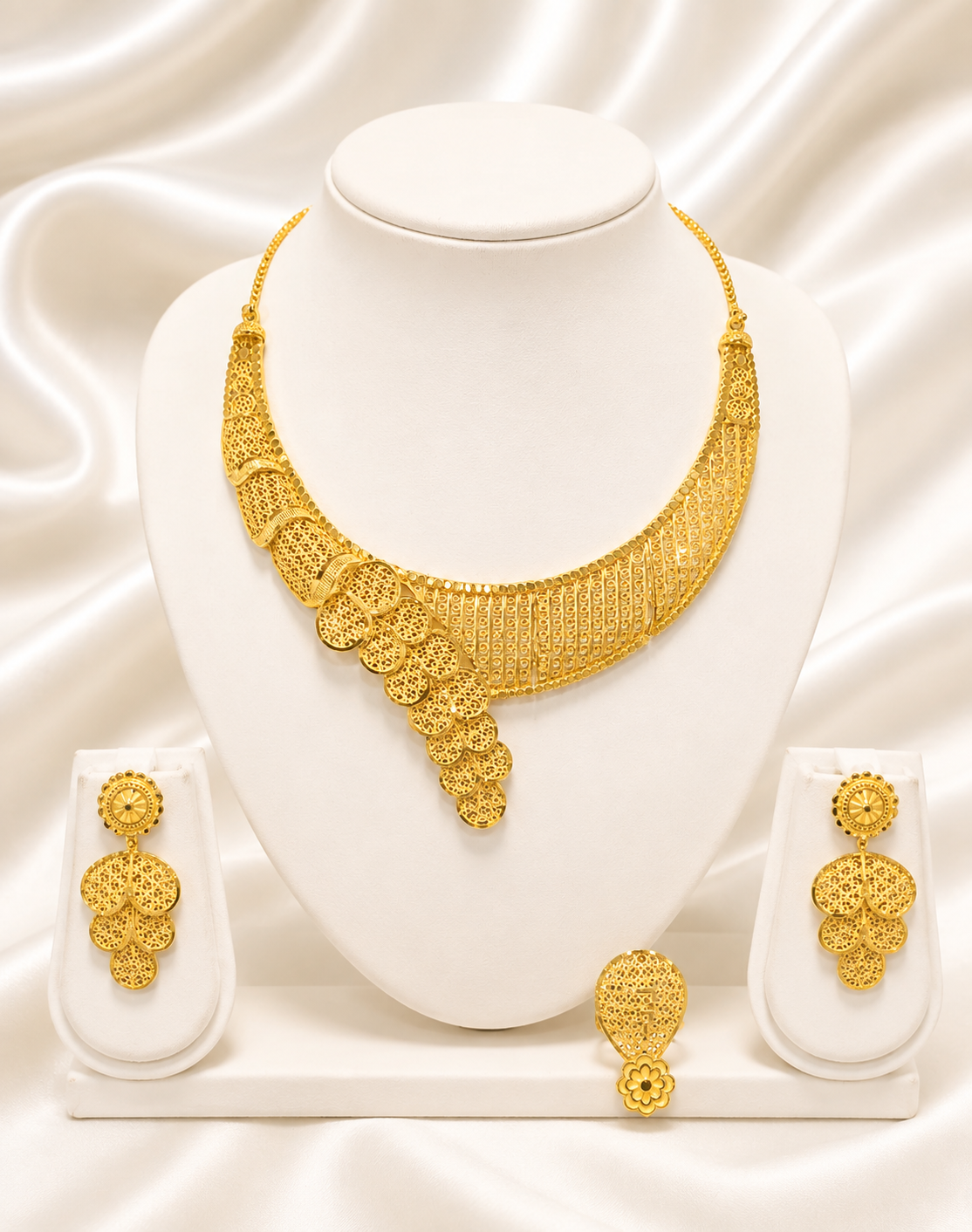 00842 - Necklace - 2 Gram Gold Plated