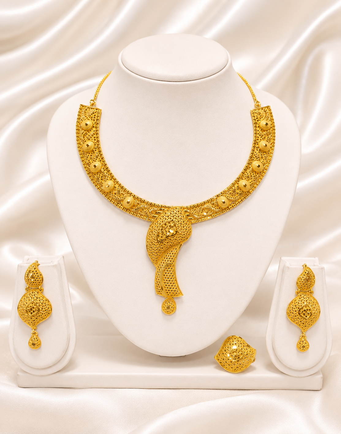 00843 - Necklace - 2 Gram Gold Plated