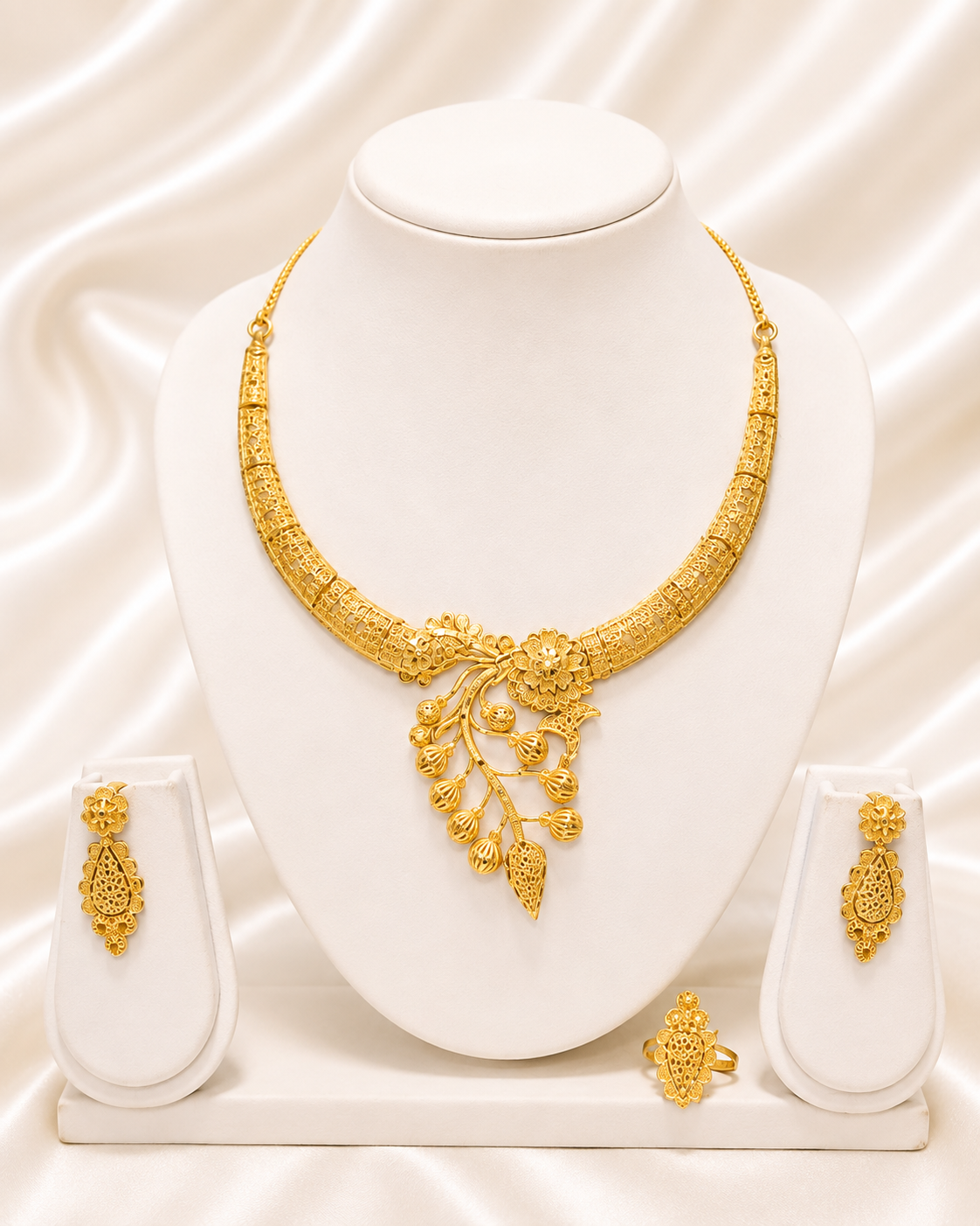 00846 - Necklace - 2 Gram Gold Plated