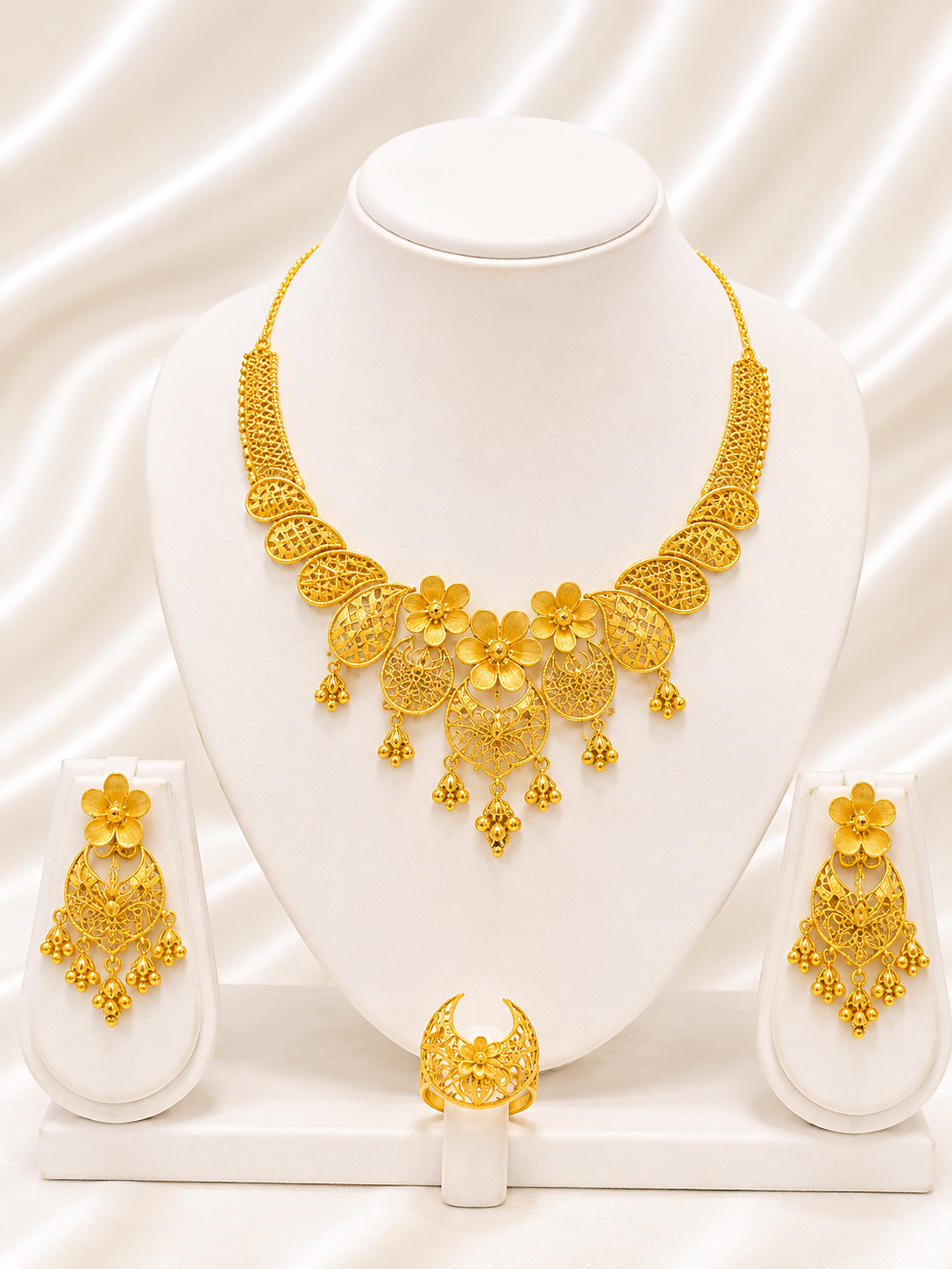 00853 - Necklace - 2 Gram Gold Plated