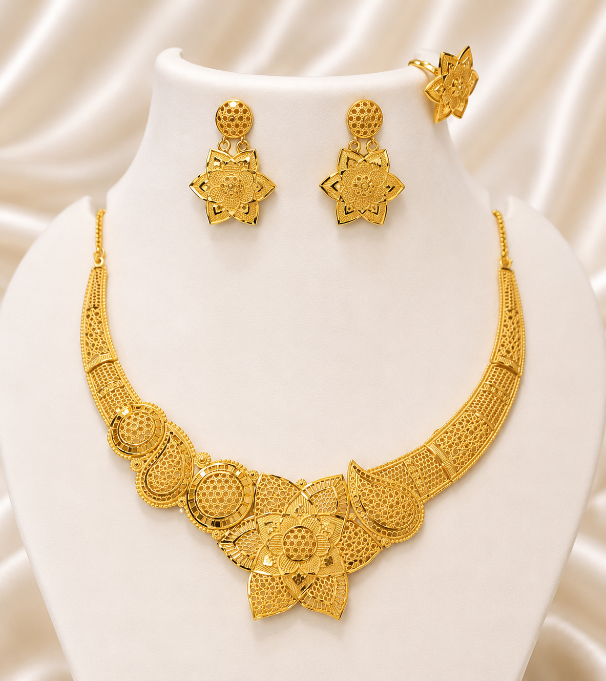 00856 - Necklace - 2 Gram Gold Plated