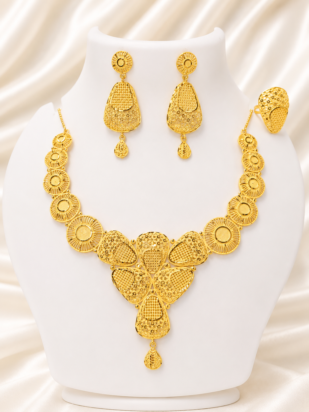 00862 - Necklace - 2 Gram Gold Plated