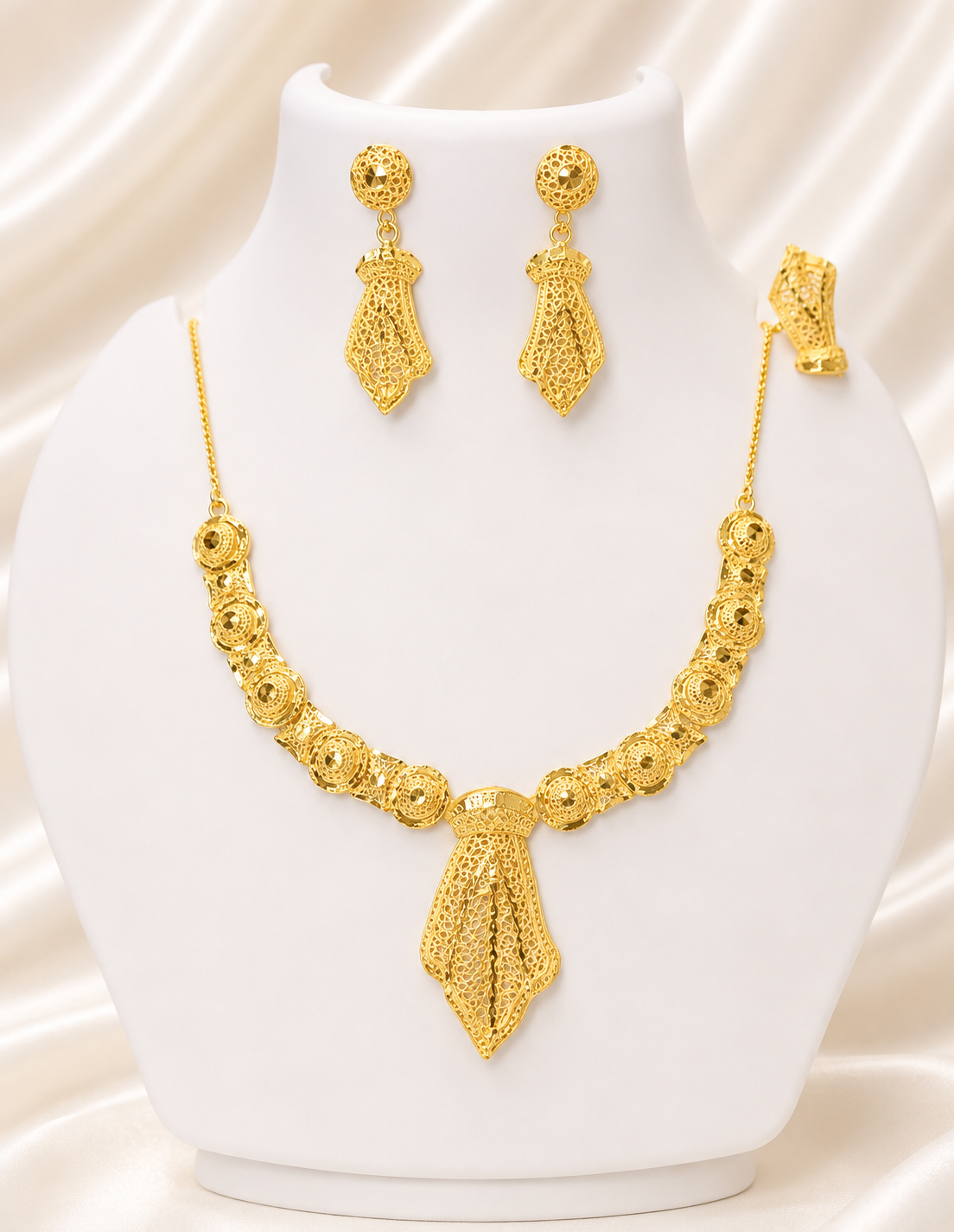 00864 - Necklace - 2 Gram Gold Plated