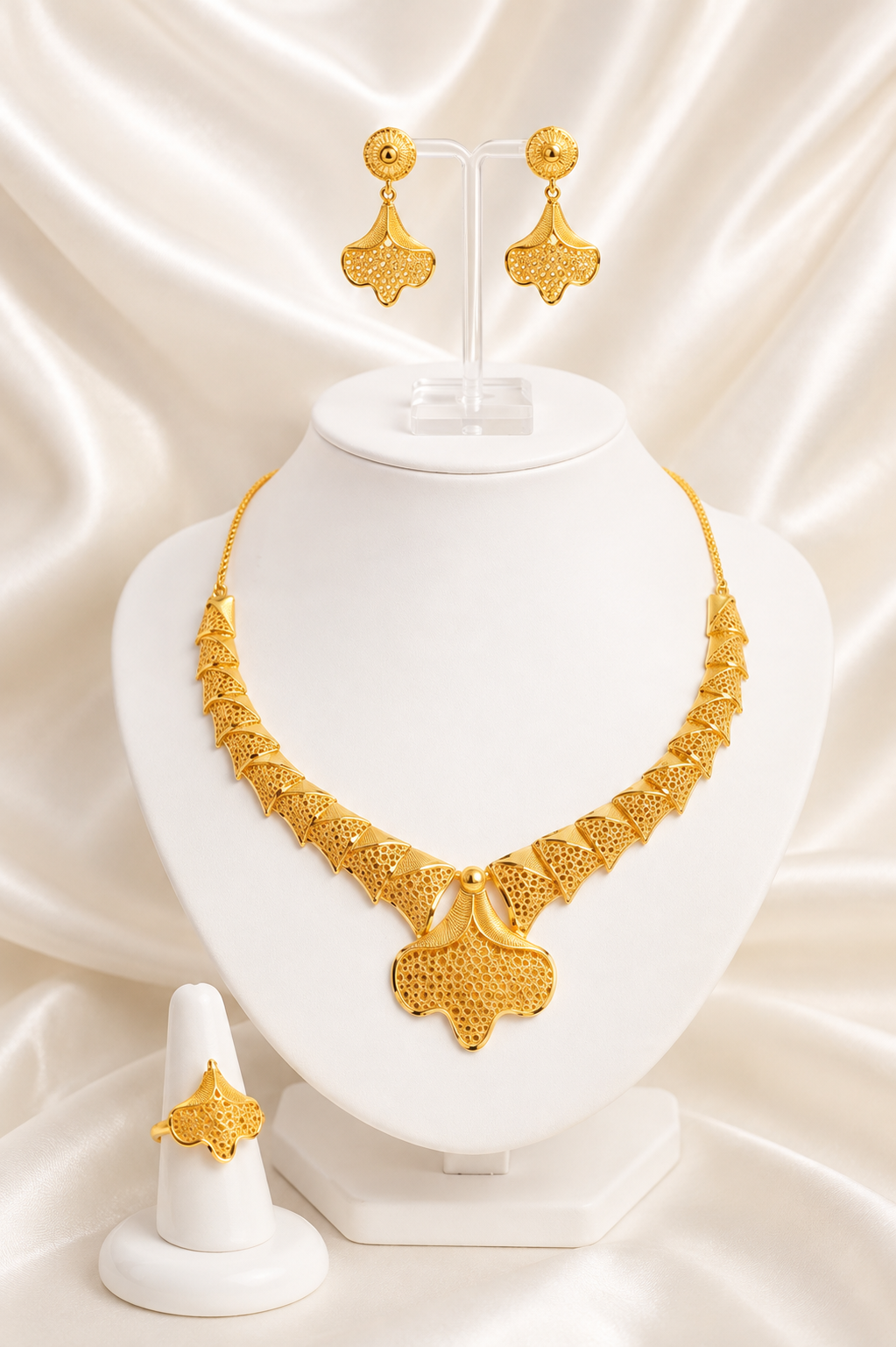 00866 - Necklace - 2 Gram Gold Plated