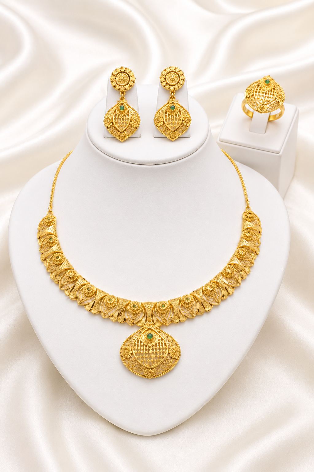 00867 - Necklace - 2 Gram Gold Plated
