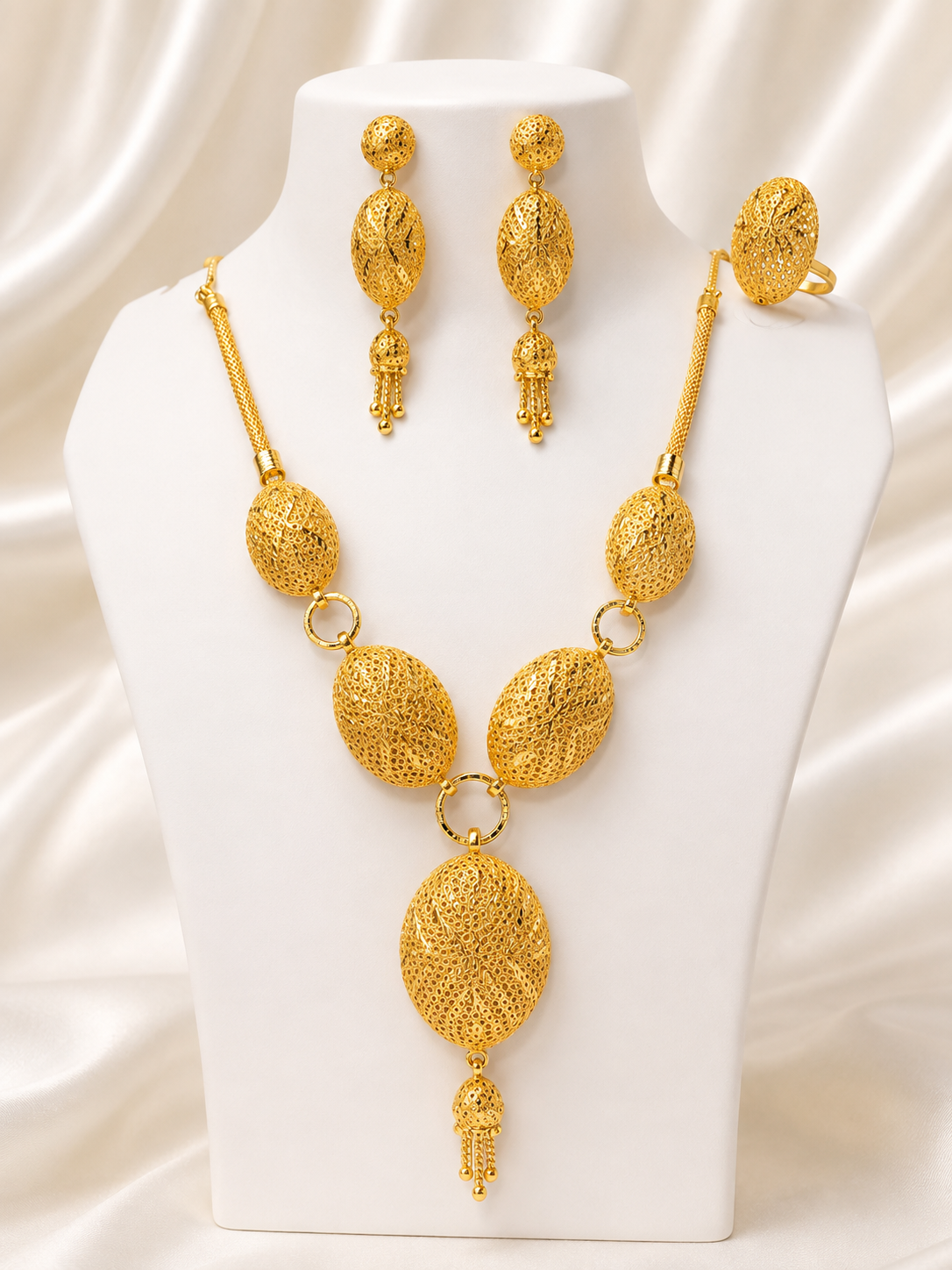 00869 - Necklace - 2 Gram Gold Plated