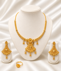 00873 - Necklace - 2 Gram Gold Plated