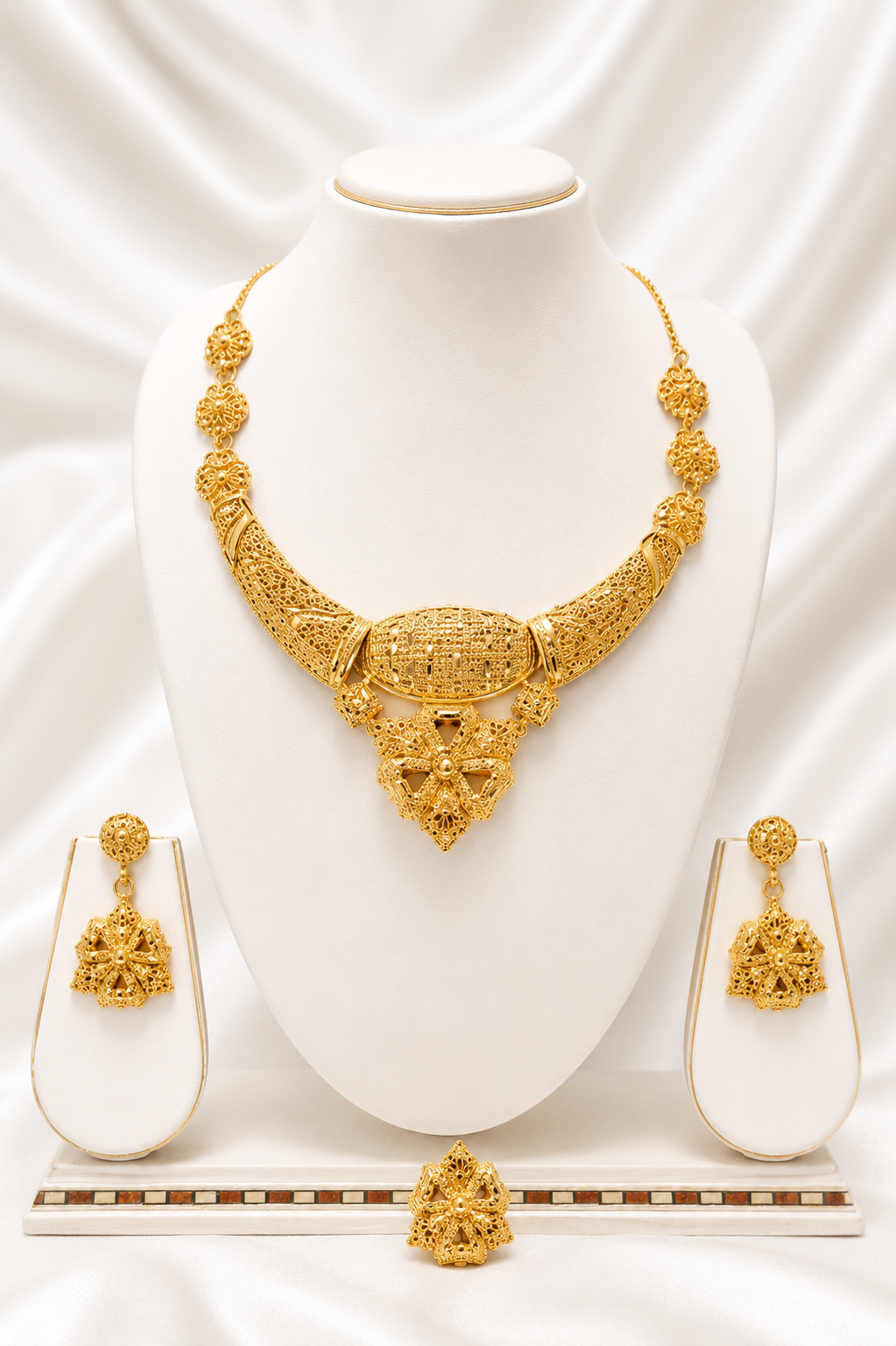 00875 - Collar - 2 Gramos Bañado en Oro