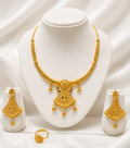 00876 - Necklace - 2 Gram Gold Plated