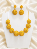 00877 - Necklace - 2 Gram Gold Plated