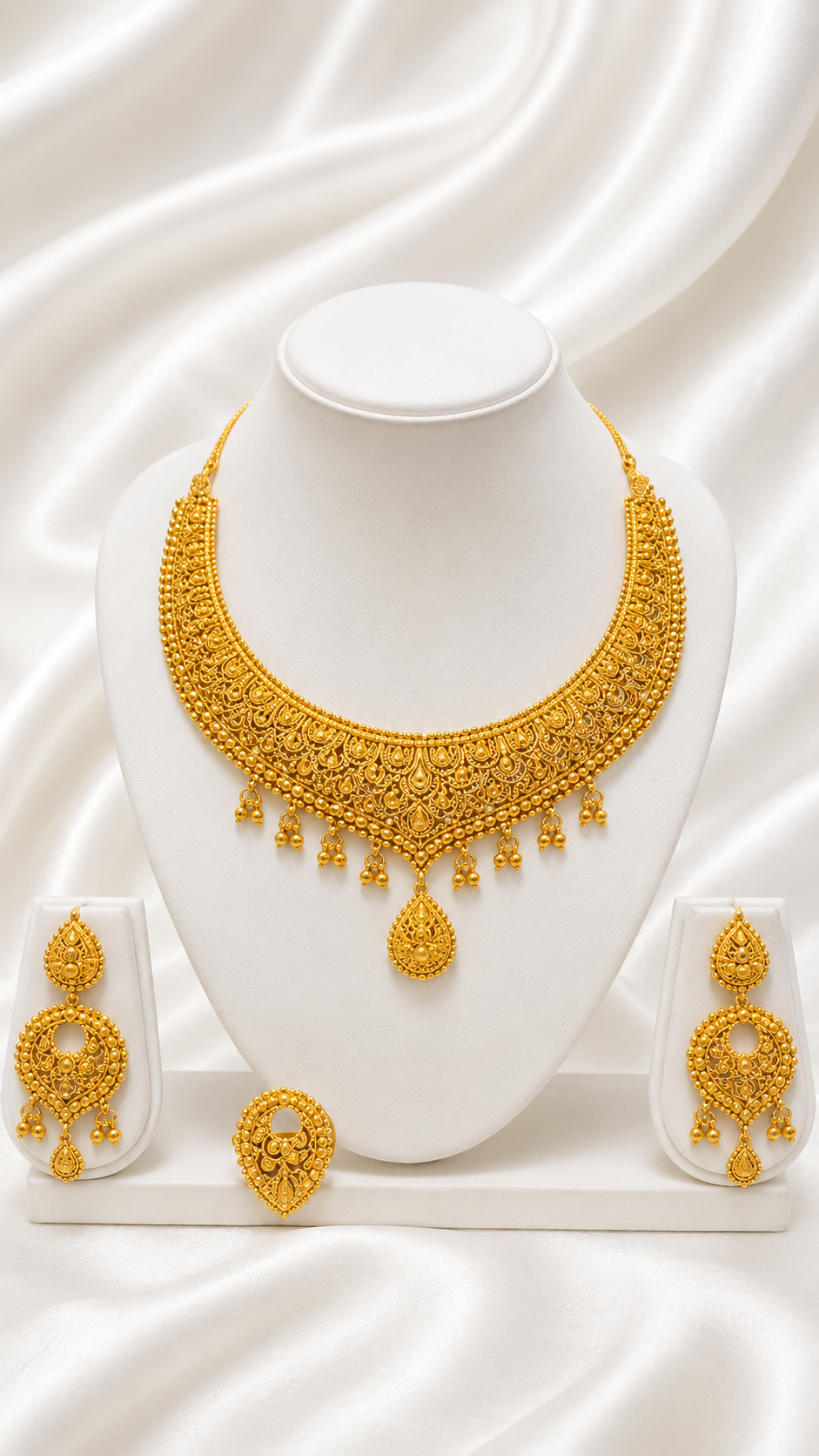 00881 - Necklace - 2 Gram Gold Plated