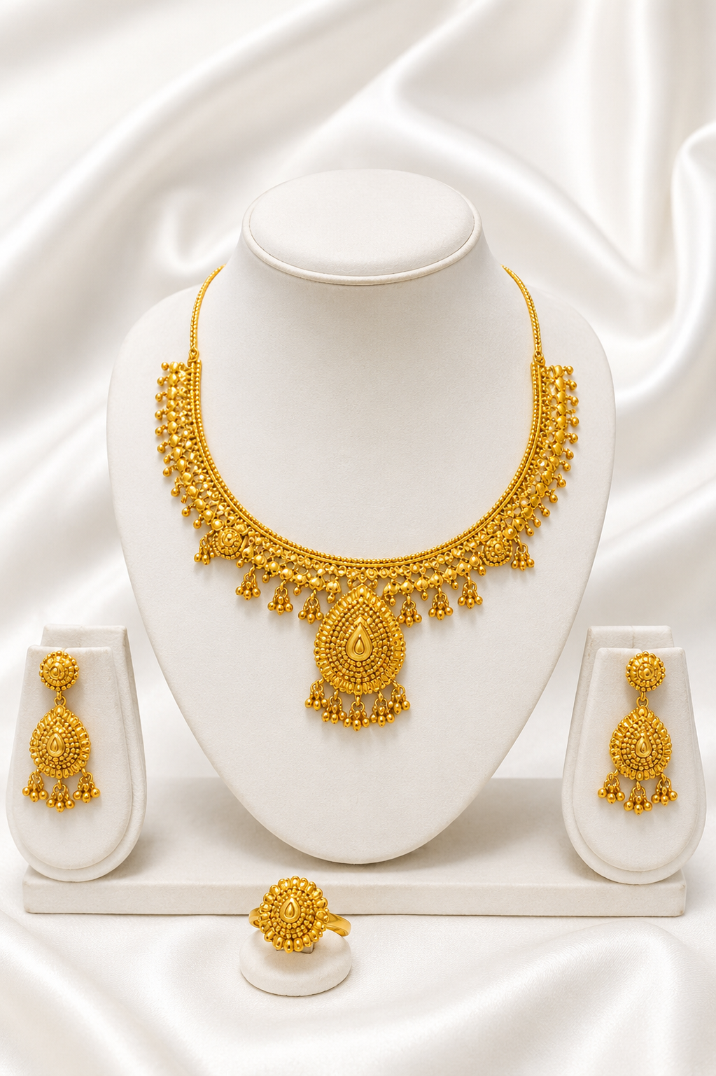 00887 - Necklace - 2 Gram Gold Plated