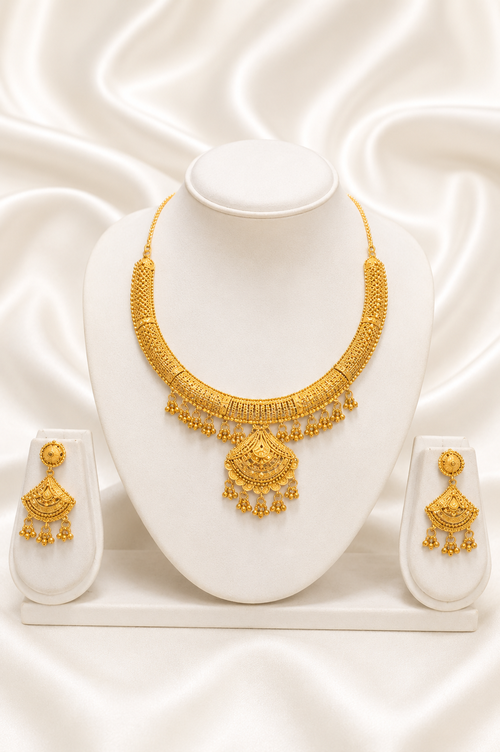 00888 - Necklace - 2 Gram Gold Plated