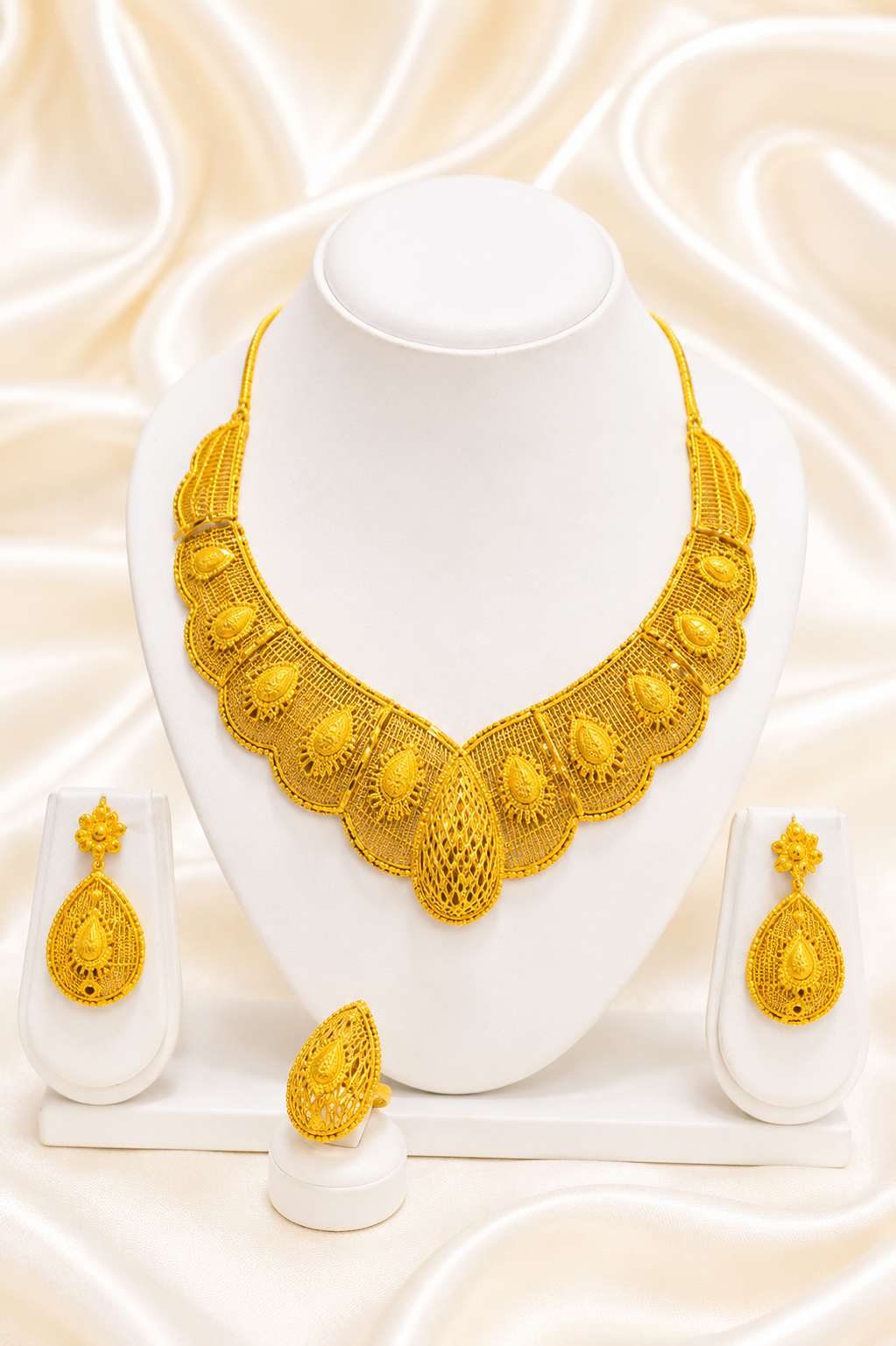 00894 - Necklace - 2 Gram Gold Plated