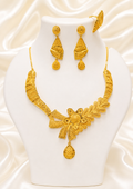 00897 - Necklace - 2 Gram Gold Plated
