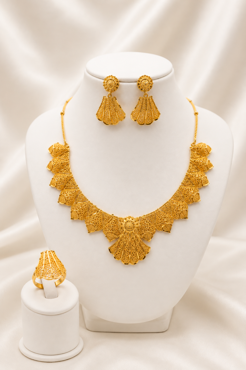 00903 - Necklace - 2 Gram Gold Plated