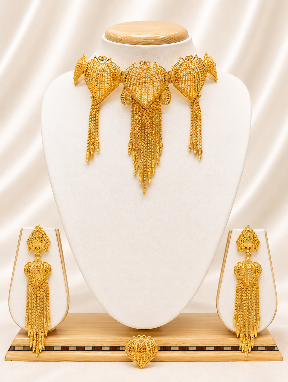 00909 - Necklace - 2 Gram Gold Plated