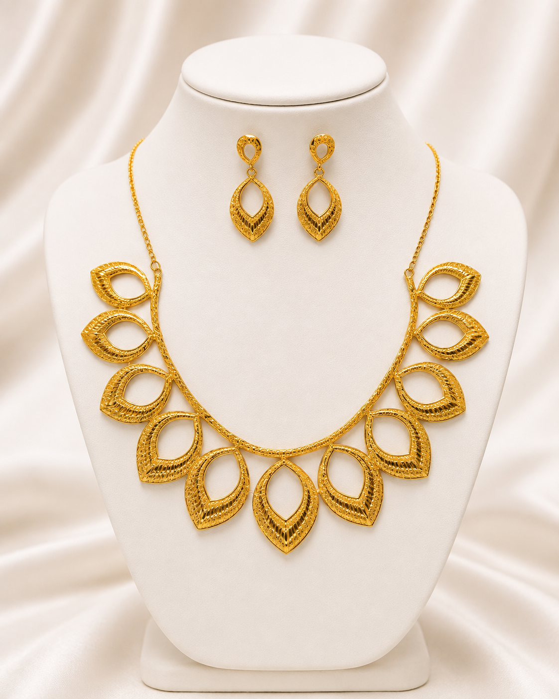 00910 - Necklace - 2 Gram Gold Plated