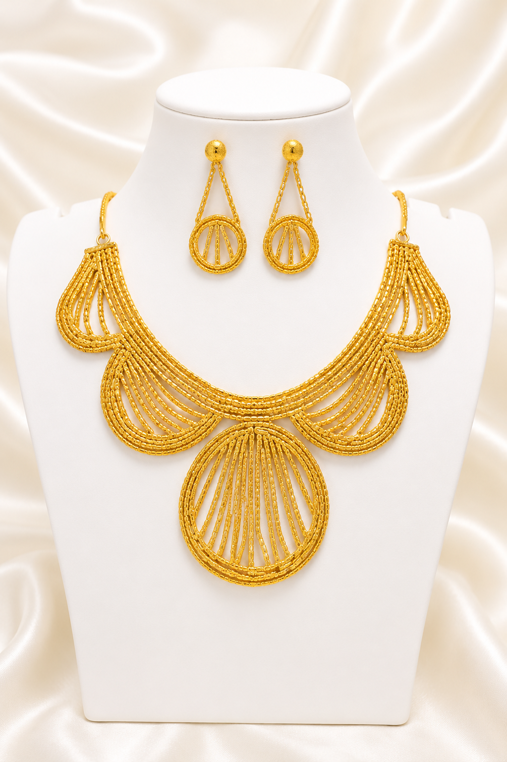 00918 - Necklace - 2 Gram Gold Plated