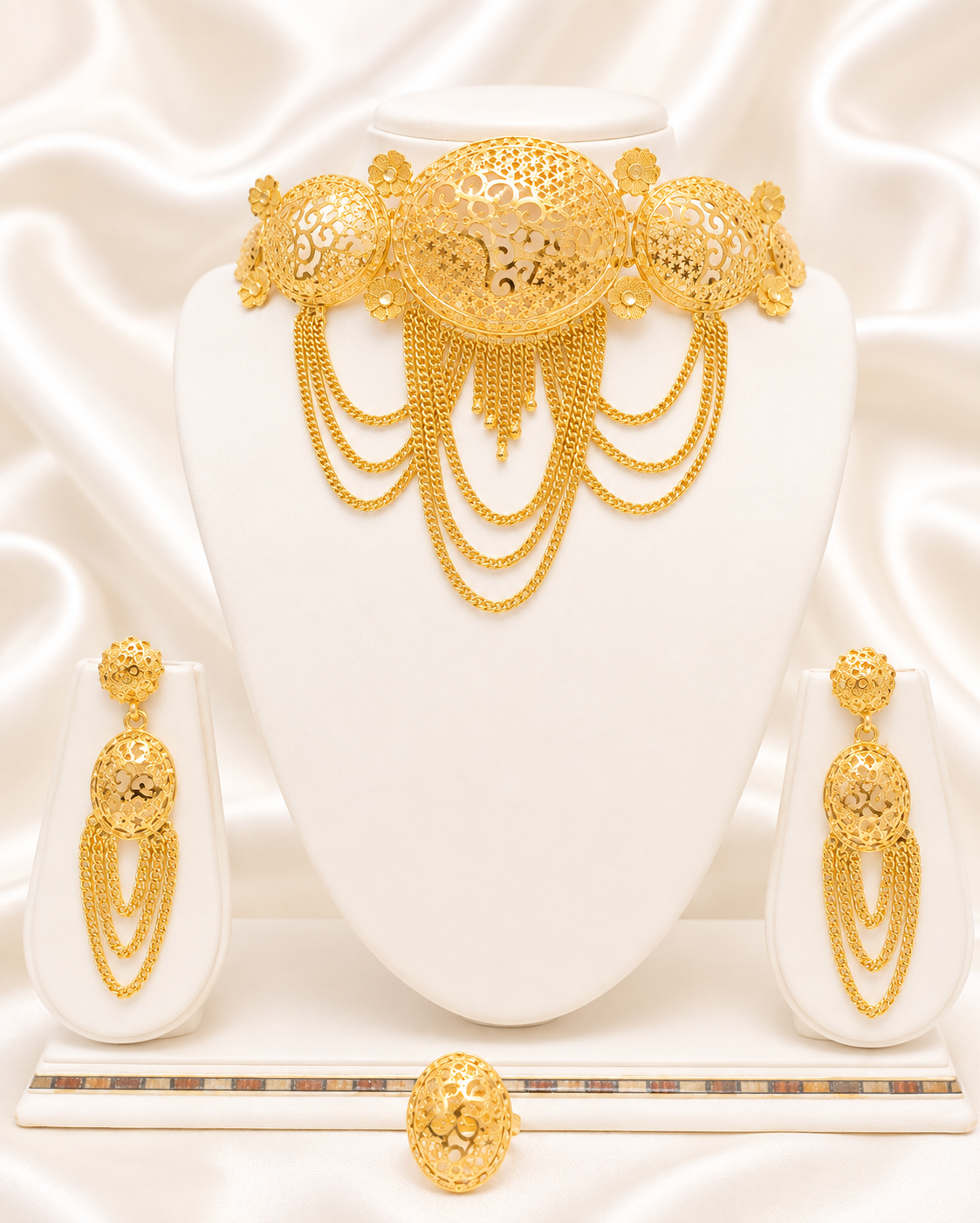 00923 - Necklace - 2 Gram Gold Plated