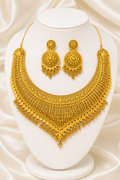 00929 - Necklace - 2 Gram Gold Plated