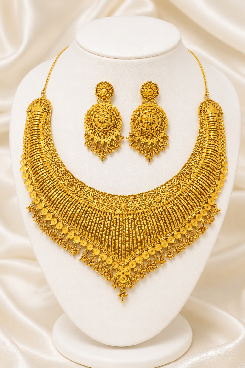 00929 - Necklace - 2 Gram Gold Plated