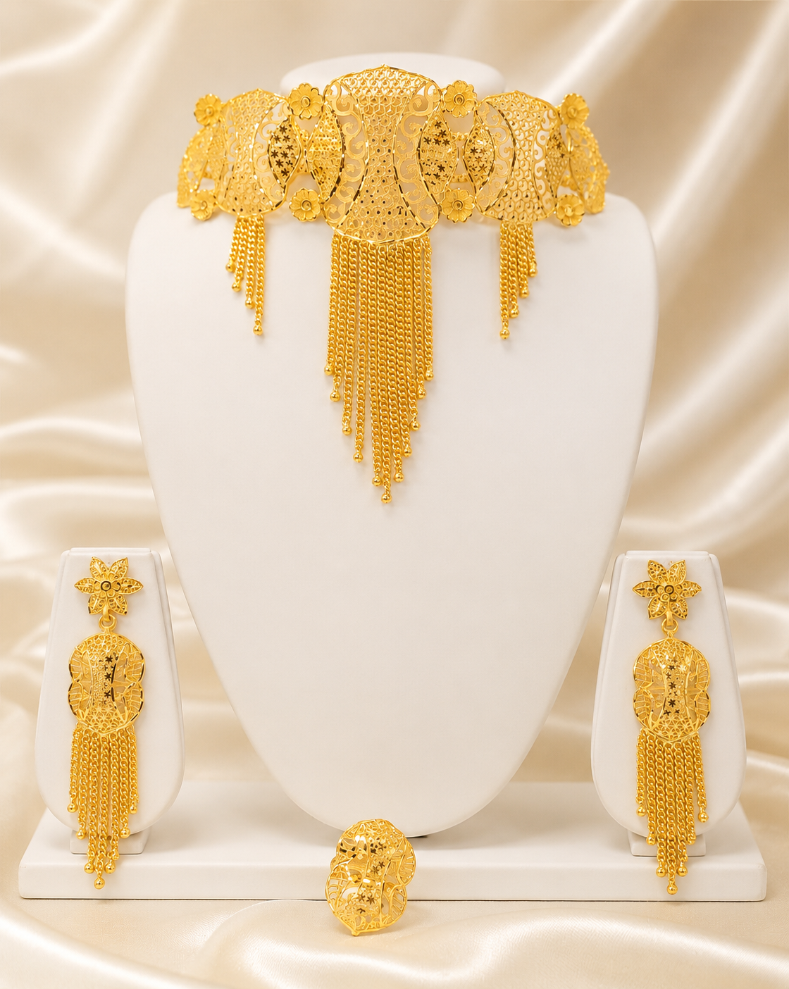 00932 - Necklace - 2 Gram Gold Plated