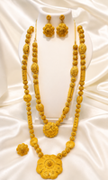 Necklace 0266 – Gold-Plated Festive Necklace