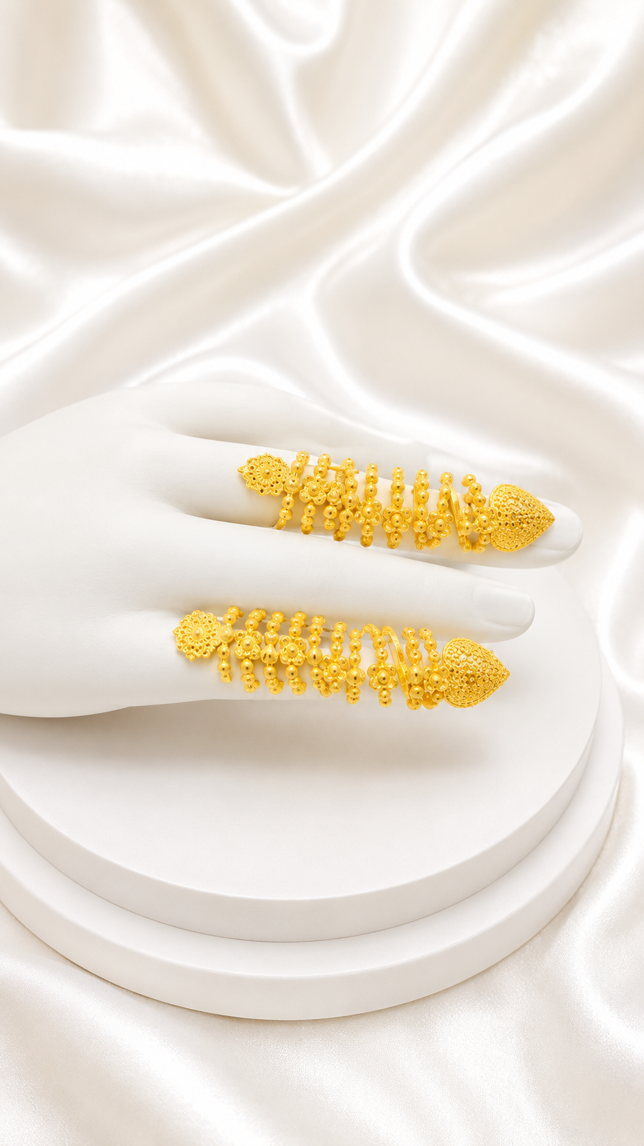 Ring 0011 – Gold-Plated Elegant Statement Ring