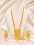 Necklace 0011 – Gold-Plated Bridal Choker Necklace