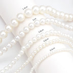 Classic Imitation Pearl Beaded Choker Necklace for Women – Elegant Bridal & Wedding Pearl Collar Necklace