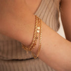 Twisted Rope Chain Bracelet for Women – Stainless Steel Gold or Silver Minimalist Bracelet (2mm / 3mm / 4mm / 5mm)