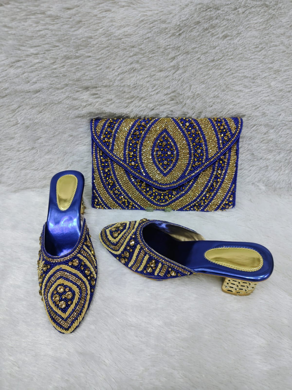 Conjunto de tacón y bolso 0011