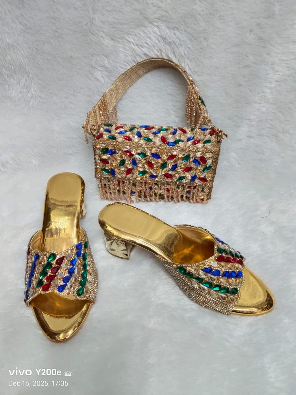 Juego de tacón y bolso 0018