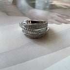 Irregular Pleated Open Adjustable Ring – Trendy Y2K Punk Finger Ring for Women & Men, Fashion Party Jewelry