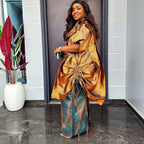 Conjunto de falda de 2 piezas con estampado africano Elariah para mujer – Atuendo tradicional Dashiki de talla grande para fiestas y bodas