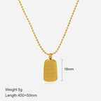French Vintage Star & Moon Necklace – 316L Stainless Steel Celestial Pendant Chain (Unisex, Gold Tone) | ELARIAH