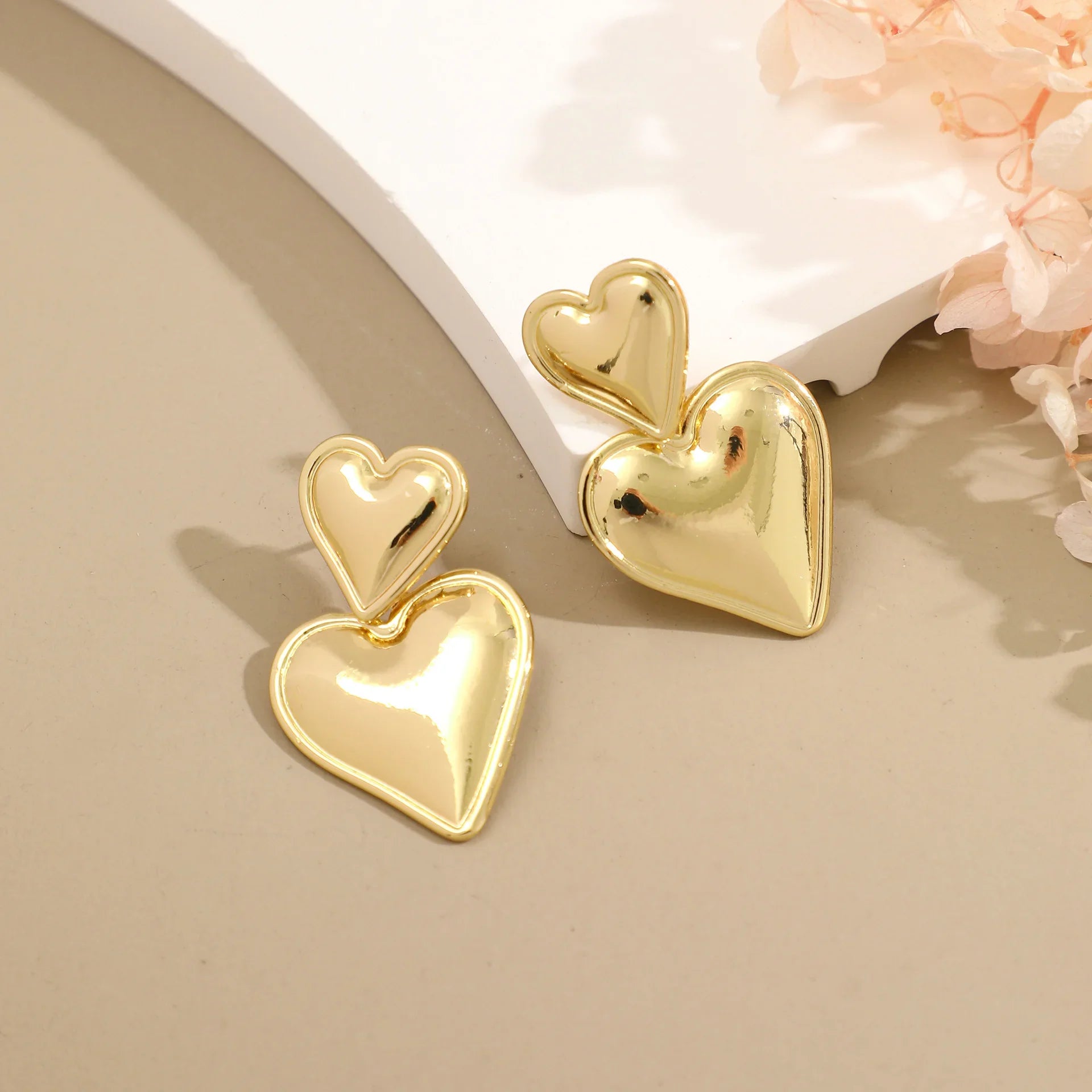French Style Geometric Drop Earrings – Trendy Statement Jewelry for Women