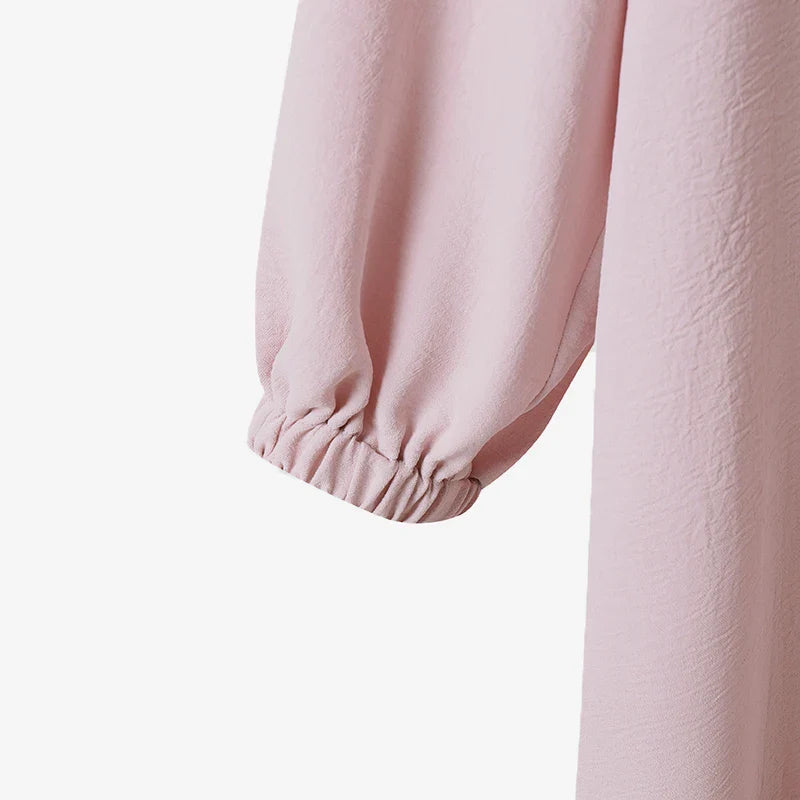 Elariah Modest Co-Ord Abaya Set – Long Sleeve Button Shirt & Wide-Leg Trousers | Casual Islamic Outfit for Women