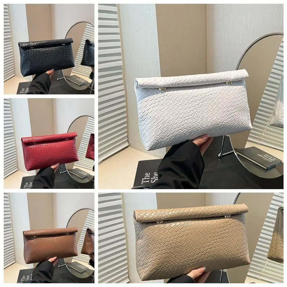 Elariah Women's Stone Pattern PU Leather Clutch Bag – Large Capacity Evening Handbag with Phone & Coin Pocket