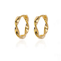 Elariah Elegant Stainless Steel Round Hoop Earrings for Women – Vintage Style 20mm Luxury Everyday & Occasion Jewellery