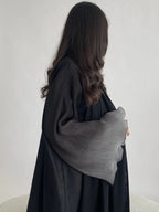 Abaya Elariah à manches évasées sans fermeture pour femme – Caftan maxi pudique, robe islamique ample à manches longues