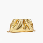 Elariah Luxury Chain Shoulder Clutch Bag – Elegant PU Leather Evening Purse for Weddings & Parties