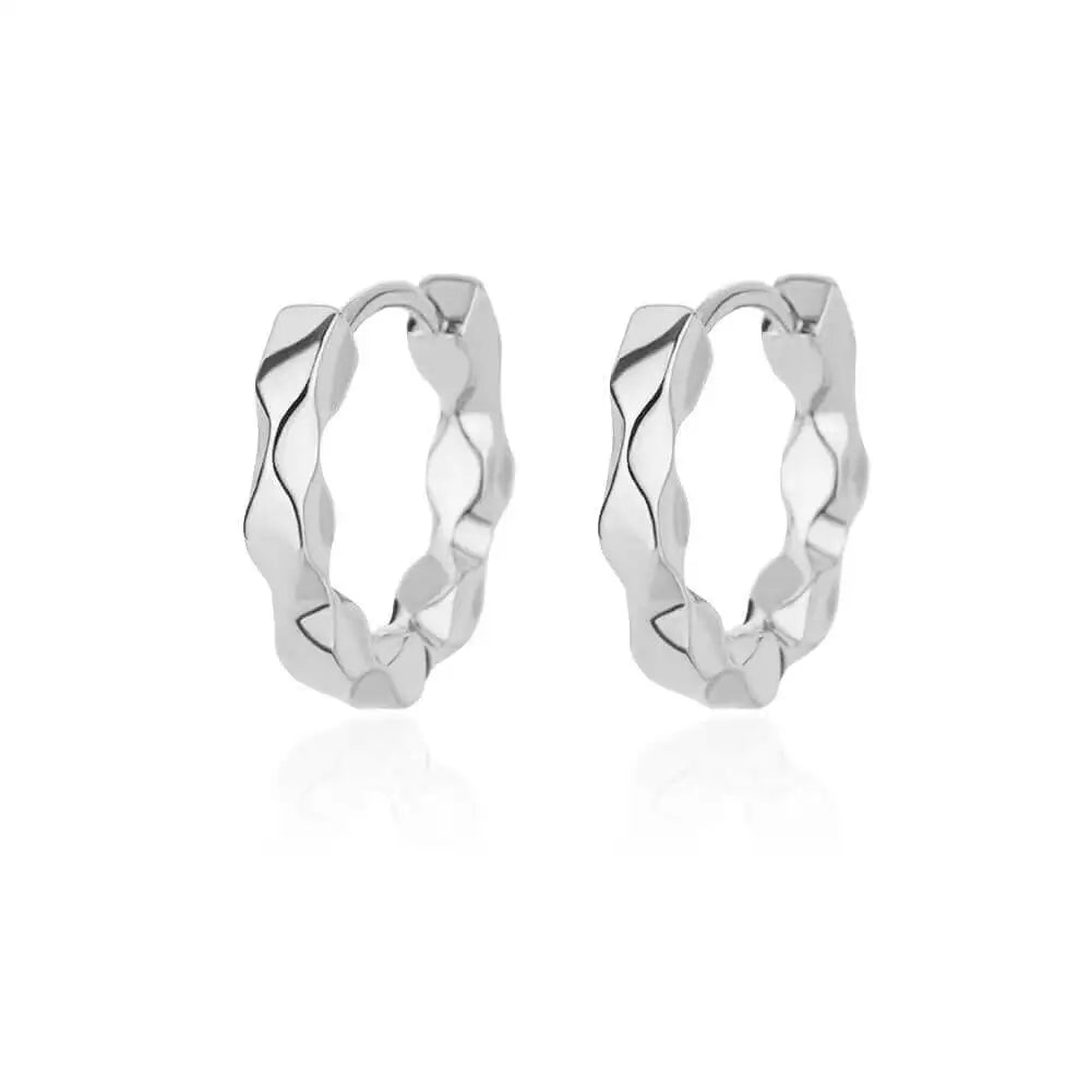 Elariah Elegant Stainless Steel Round Hoop Earrings for Women – Vintage Style 20mm Luxury Everyday & Occasion Jewellery
